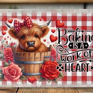 Cute Highland Cow cutting board